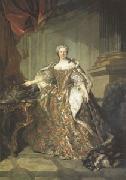 Louis Tocque Marie Leczinska Queen of France wife of Louis XV (mk05) Sweden oil painting artist